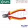 SATA คีมปากเฉียงแบบฉนวน VDE ขนาด  7 นิ้ว รุ่น 70233 
