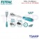TOTAL ด้ามฟรีหุ้มยาง ขนาด 1/4 นิ้ว รุ่น THT106146