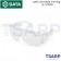 SATA แว่นตานิรภัย Anti-Fog รุ่น YF0104