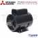 MITSUBISHI มอเตอร์ คอนเดนเซอร์สตาร์ท ไม่หุ้มมิด รุ่น SCL-QR กำลัง 1 แรงม้า (0.75 KW) 1 เฟส 220V 4P2 สาย IP22 