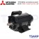 MITSUBISHI มอเตอร์ คอนเดนเซอร์สตาร์ท ไม่หุ้มมิด รุ่น SCL-QR กำลัง 3 แรงม้า (2.2 KW) 1 เฟส 220V 4P2 สาย IP22 