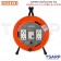 SUNTECH ล้อเก็บสายไฟ 16A 2200W สาย 3 x 1.5 sq.mm. ยาว 10 ม. เบรค์เกอร์ RCBO รุ่น AC1510