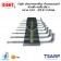 Eight ประแจหกเหลี่ยม หัวบอลเตเปอร์ ด้ามสั้น คอสั้น สีขาว ขนาด 1/16 - 3/8 นิ้ว 9 ตัวชุด (รุ่น TTR-S9Z)